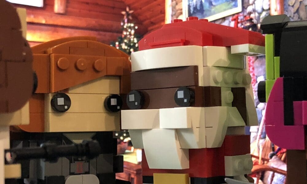 LEGO Brickheadz Soul Santa, Marvel Avengers Black Widow, Star Wars Princess Leia, and Marvel Guardians of the Galaxy Gamora